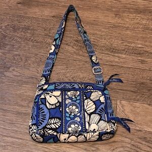 Vera Bradley Floral Blue Shoulder Bag
